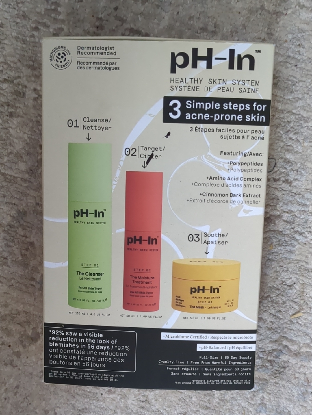 Brand new pH-In healthy skin system